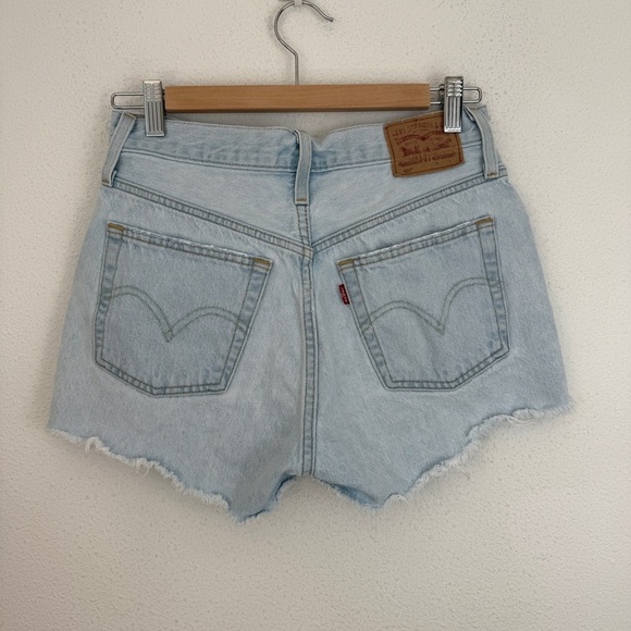 Levi’s 501 Origianl Denim Shorts Cutoffs Ojai Lake 27 - Picture 4 of 6
